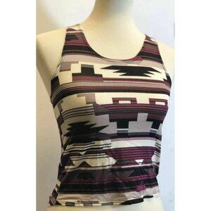 Swell Women's Maniac Aztec Printed Tank Mauve 8